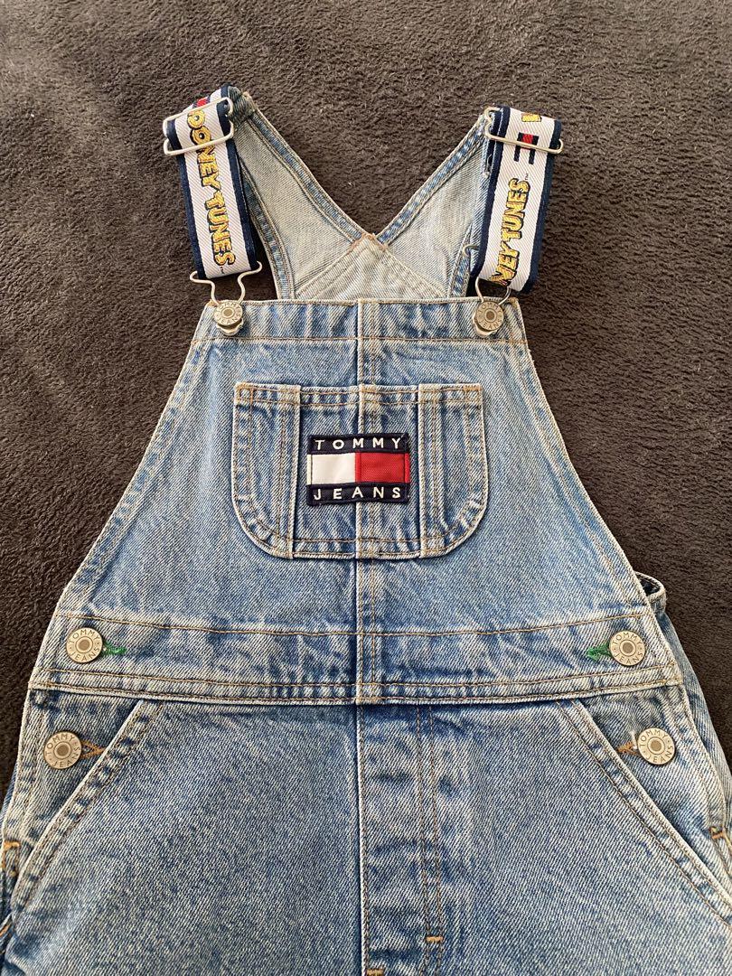 TOMMY JEANS デニムオーバーオール　ルーニーテューンズ　130