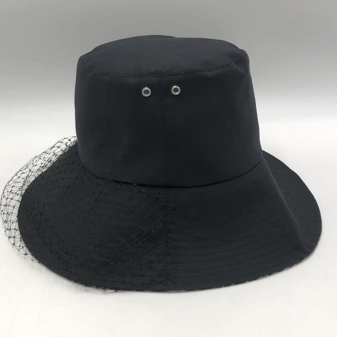 ［美品］Dior ディオール　チュールバケットハット　Teddy-D ボブハット