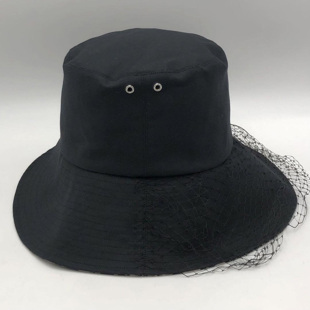 ［美品］Dior ディオール　チュールバケットハット　Teddy-D ボブハット