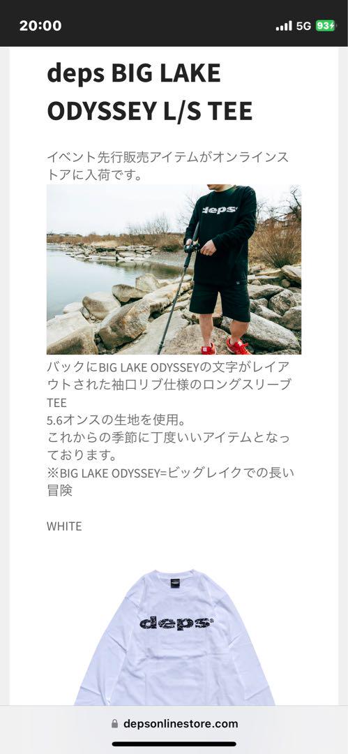 逆輸入 2枚セット デプス deps 新品 L/S 価格 白XL低 TEE ウェア