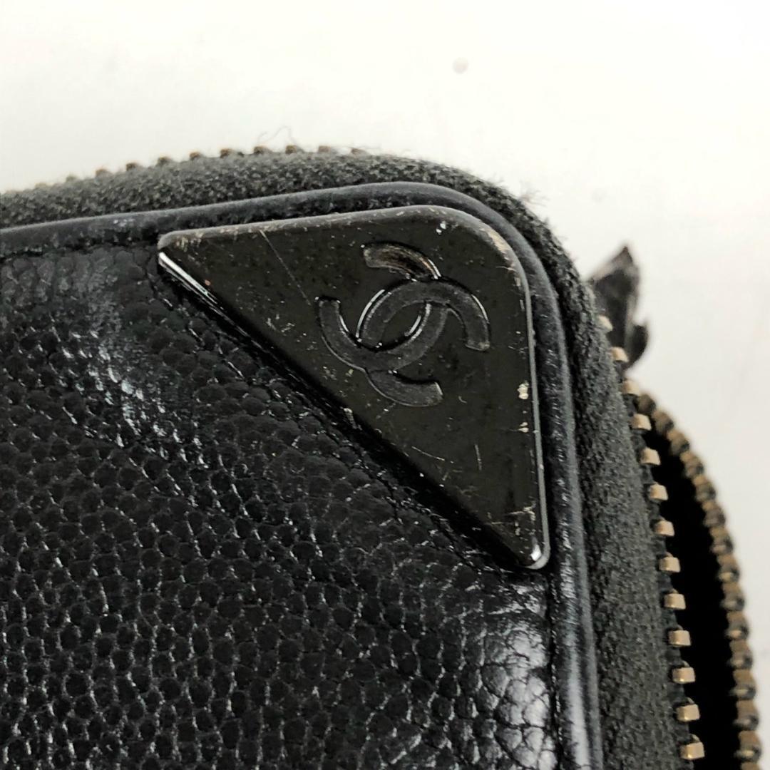 CHANEL シャネル ココマーク レザー 長財布 ブラック ブランド CHANEL シャネル ココマーク レザー 長財布 ブラック ブランド