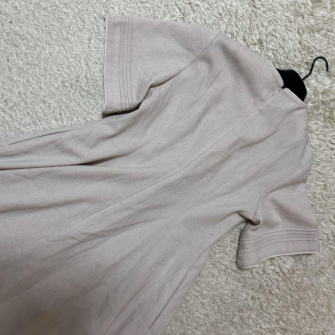 ワンピース louren pintuck jacquard flare dress S
