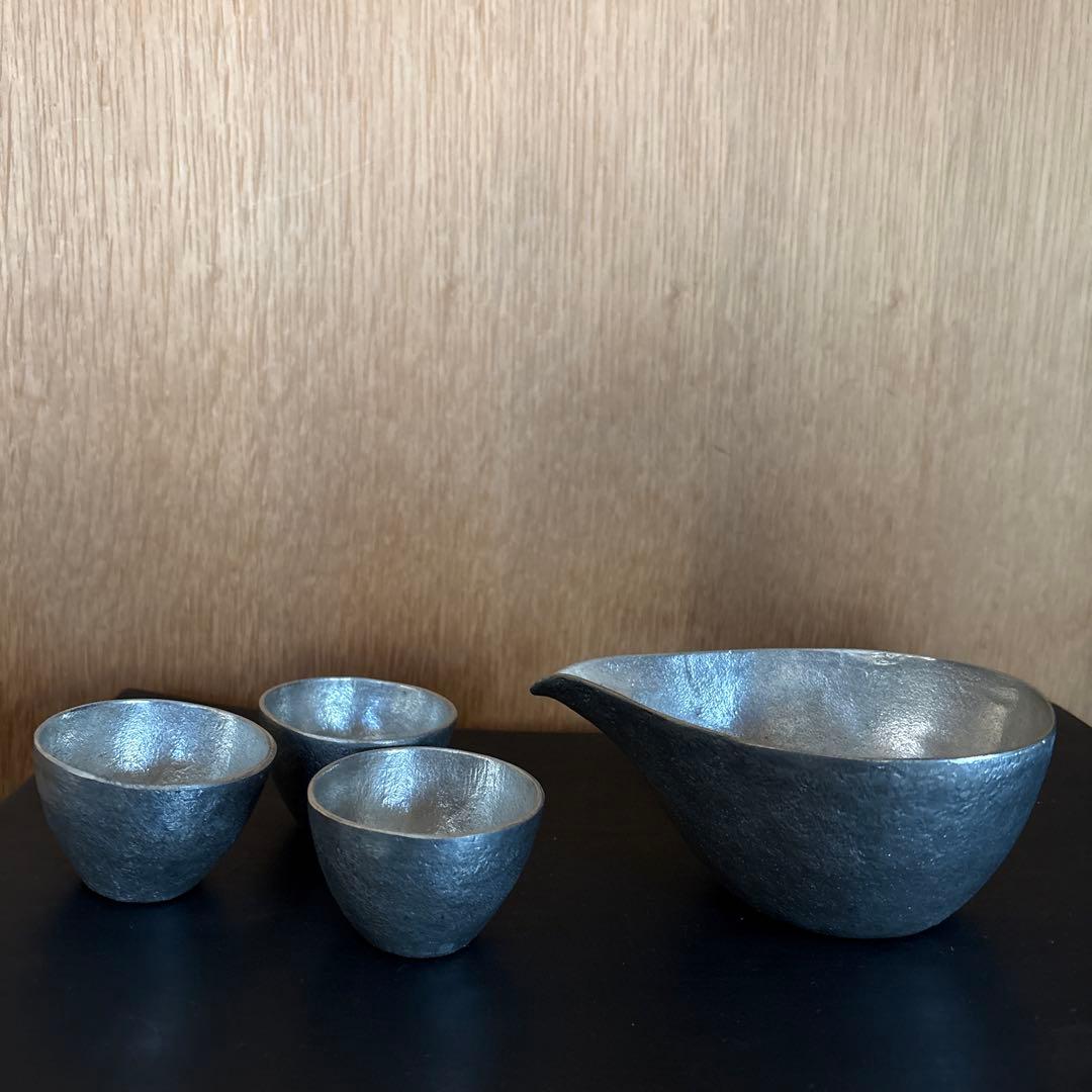 能作 片口 お猪口 盃 4つセット