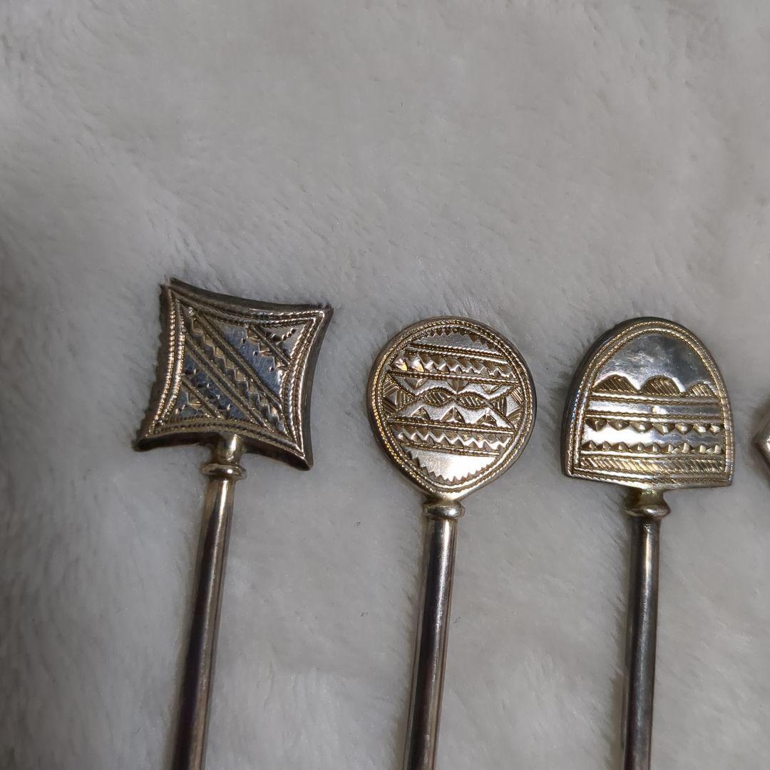 【HERMÈS】希少品 ヴィンテージ ティースプーン ロゴ刻印あり エルメス HERMÈS】希少品 ヴィンテージ ティースプーン ロゴ刻印あり エルメス
