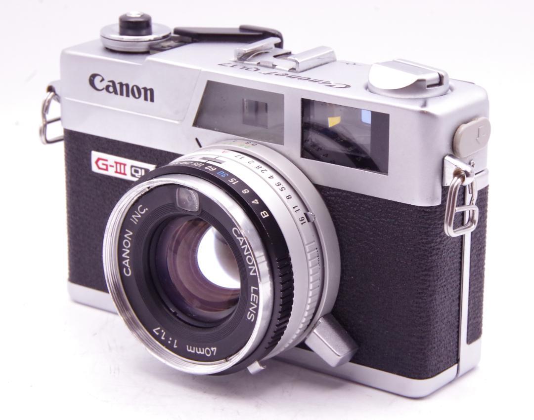 Canon キャノン キャノネットGⅢ QL17 40mm F1.7