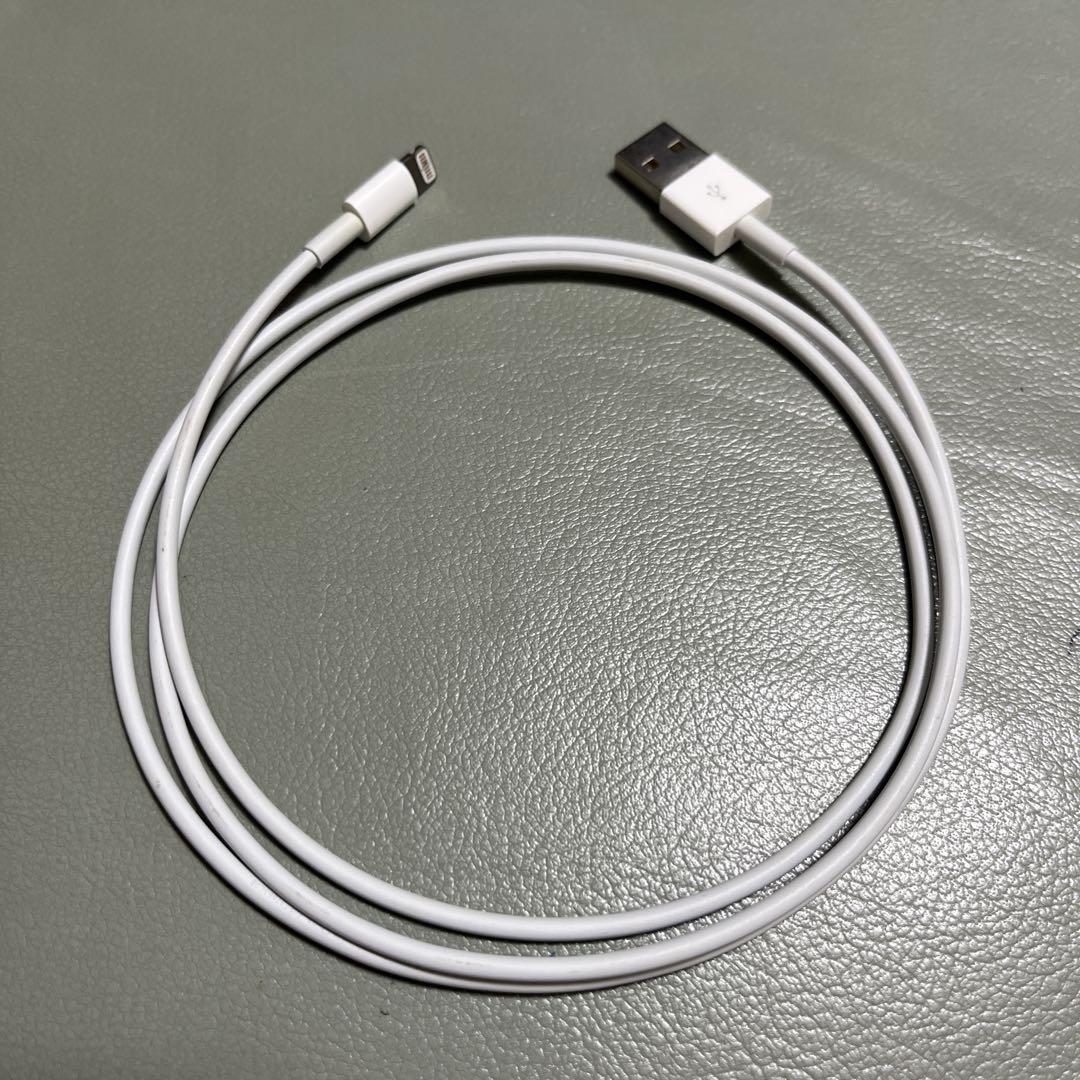 iPhone純正イヤホン付属品 ライトニングケーブル1m - メルカリ