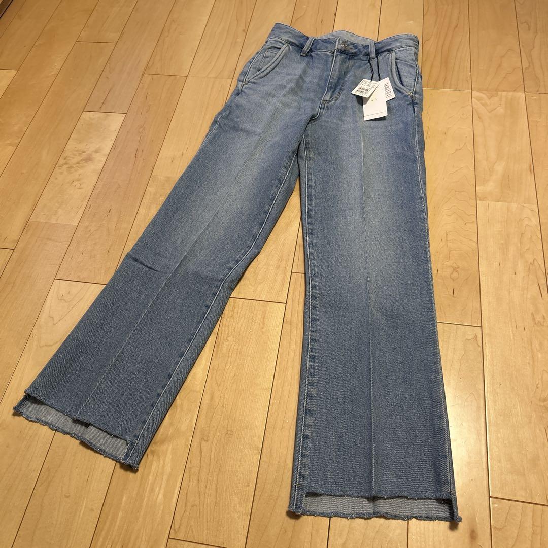 専用☆新品　定価15,400円 ヤマダヤ Vin カットオフフレアデニムパンツ 5,000円