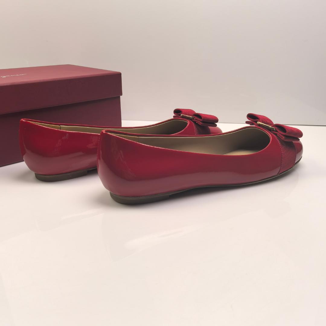 Ferragamo フェラガモ 新作 フラットシューズ 36cm バレエシューズ