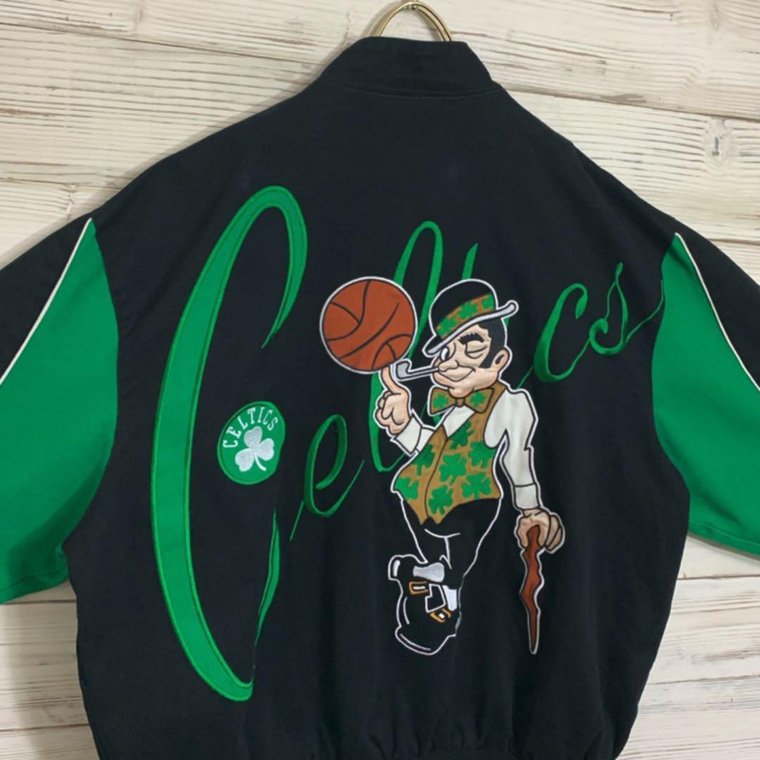 ご自宅用限定お買い得品 JH Design NBA セルティックス スタジャン 刺繍デザイン ジャケット・アウター
