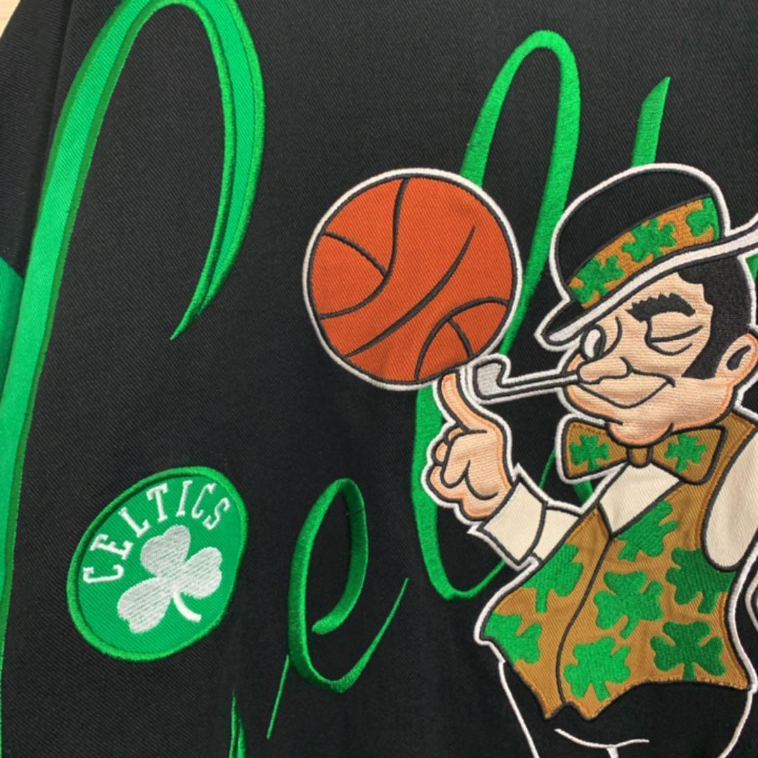 JH Design NBA セルティックス スタジャン 刺繍デザイン