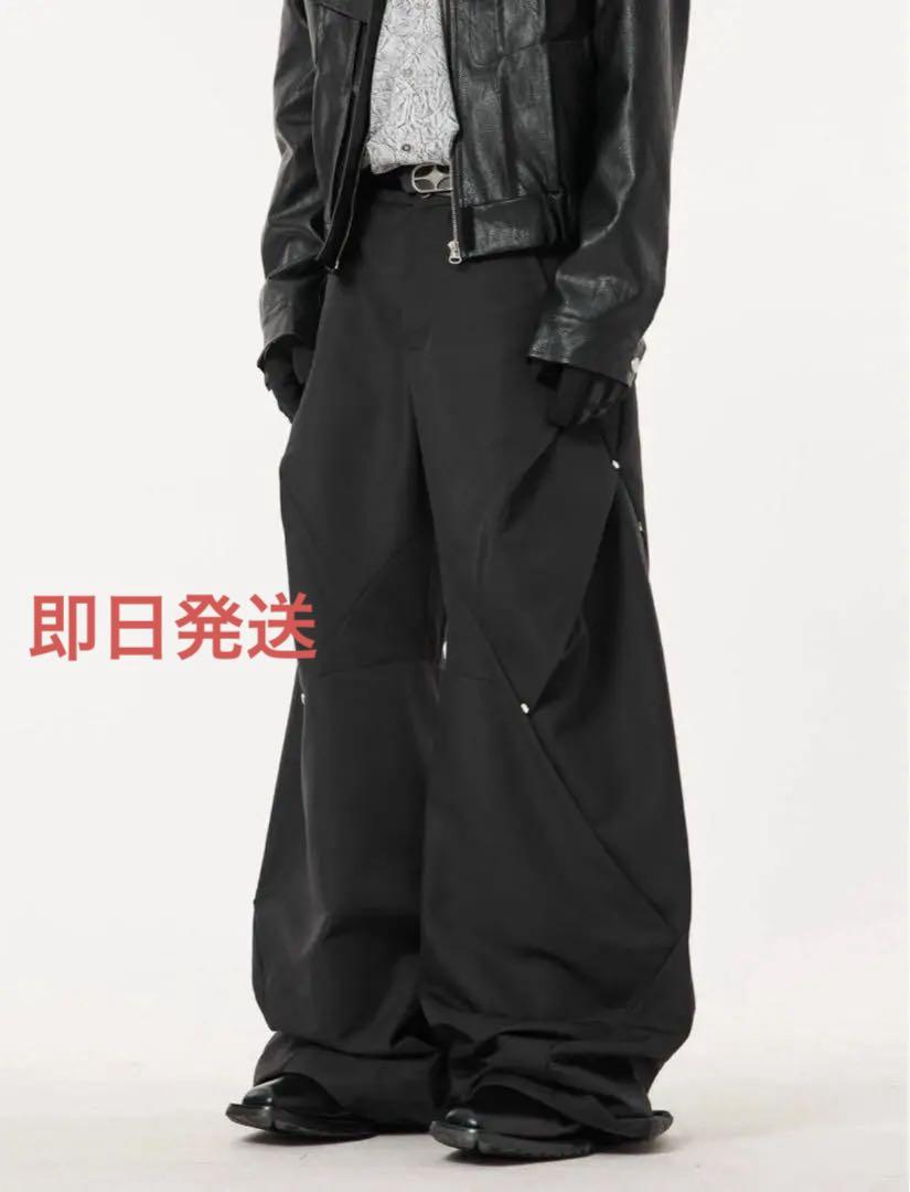 即日発送　DARKFOG Wide-leg Pleats Trousers