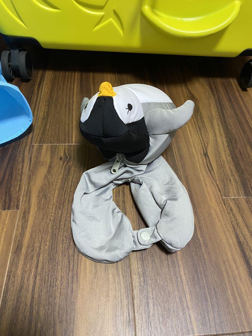 キッズトラベル 子供が乗れるキャリーケース レモンイエロー Mサイズ