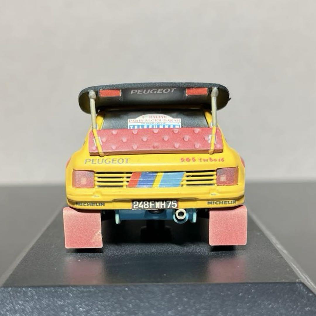 ミニカー 1/43 ノレブ プジョー 205T16 パリダカ ウェザリング
