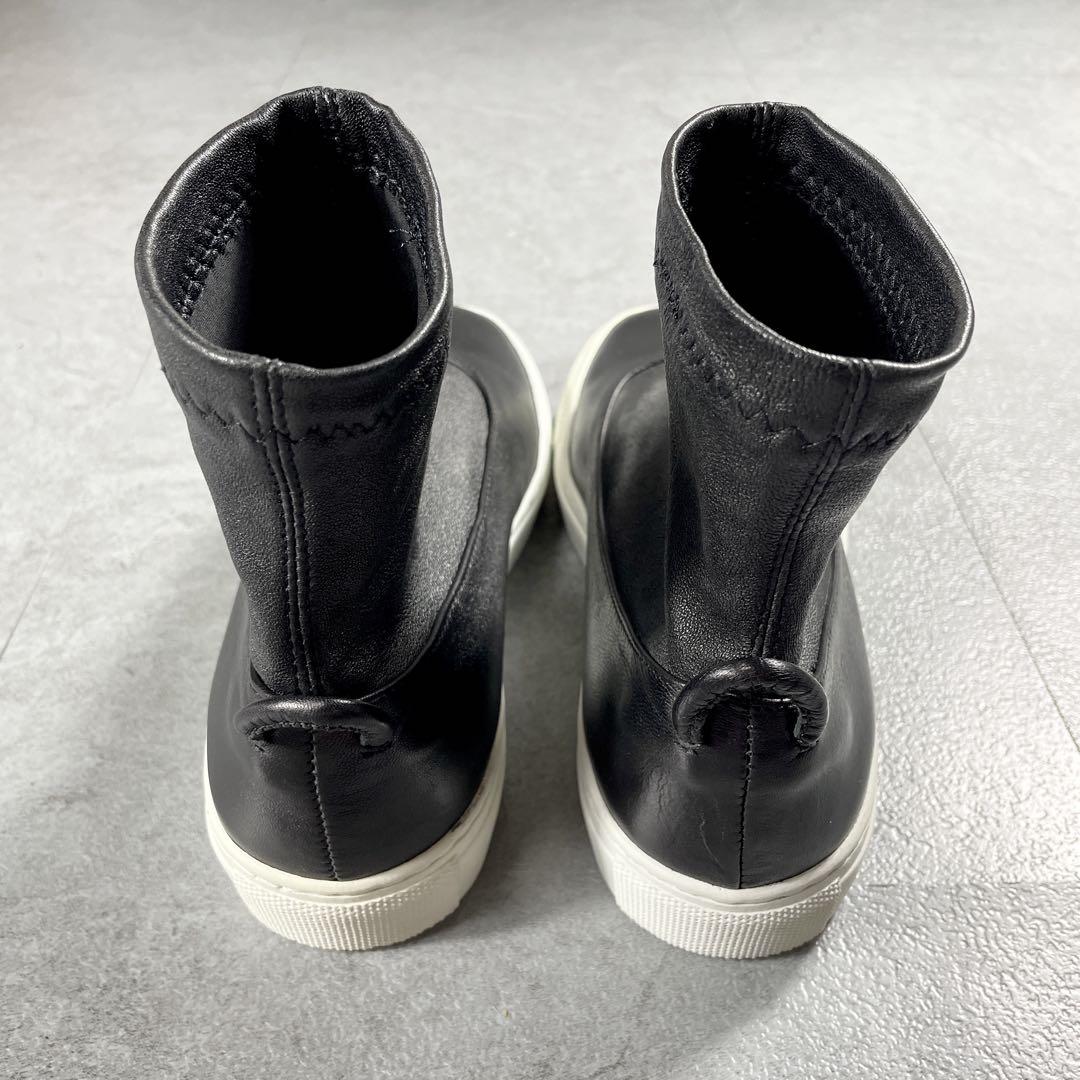未使用級✨️ Amb エーエムビー スニーカー ブーツ ストレッチ レザー 黒 未使用級✨️ Amb エーエムビー スニーカー ブーツ ストレッチ