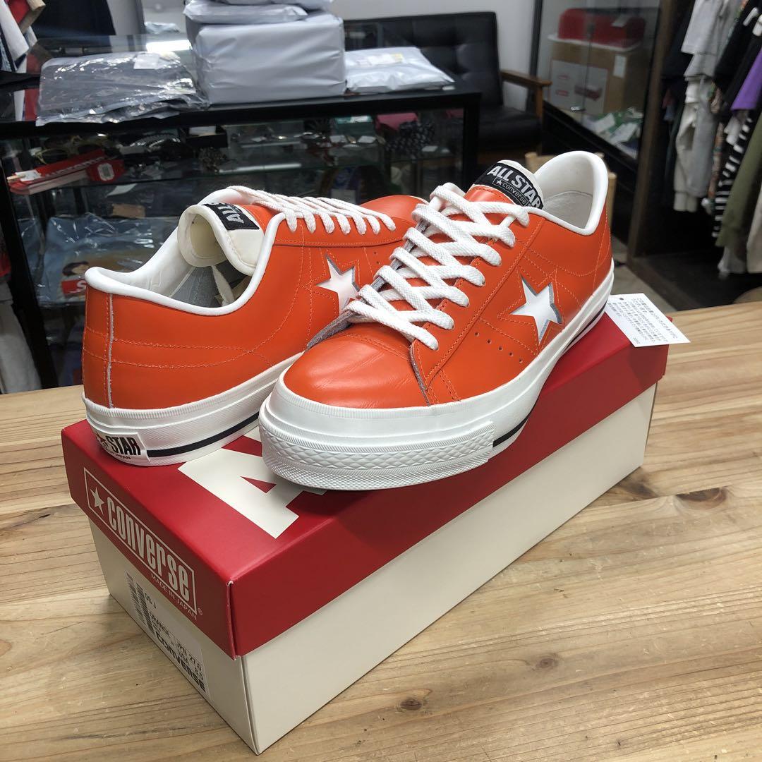 GQ2810◇CONVERSE : ONE STAR J◇27cm◇ORANGE