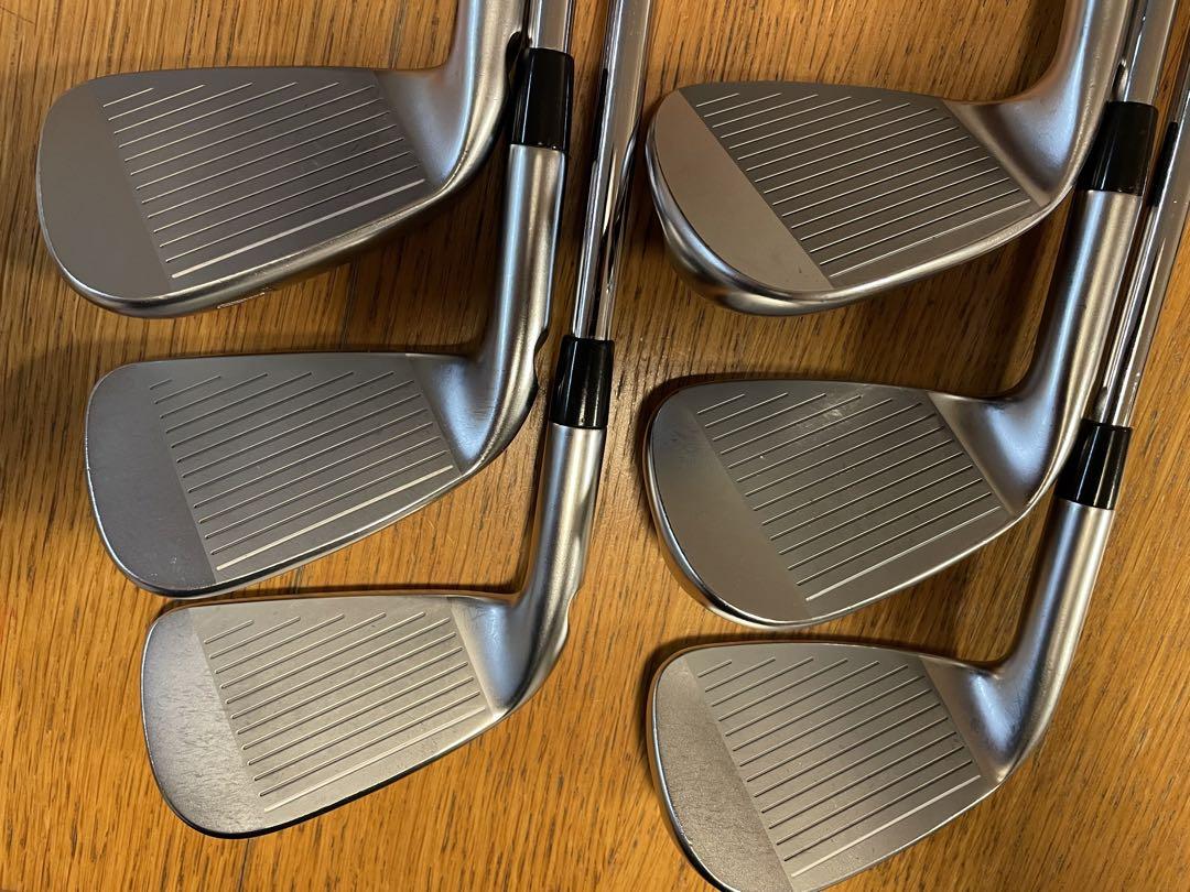 ping i210 5-W 6本セット 黒ドット modus3 tour105R