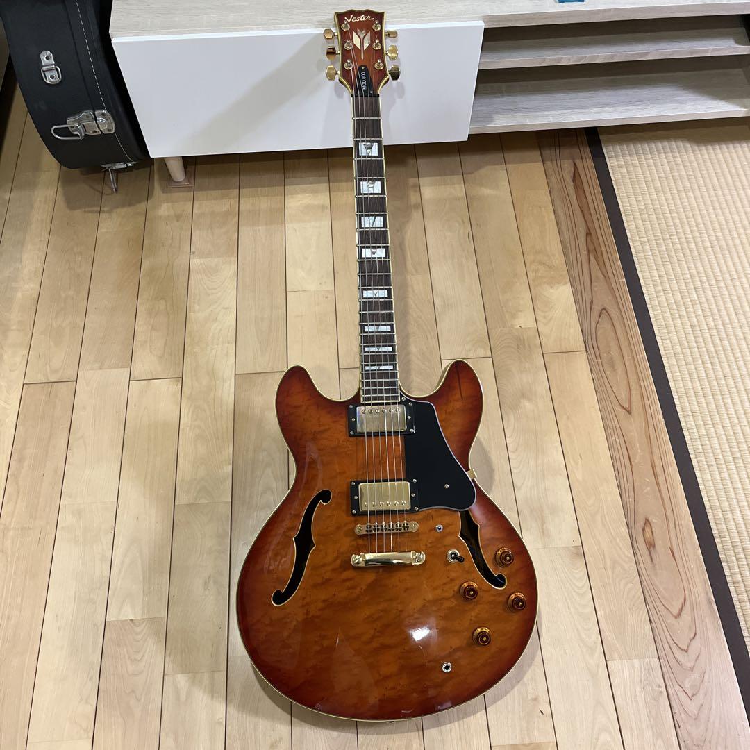 Vester MOD.800, セミアコギター '70年代後半ビンテージ