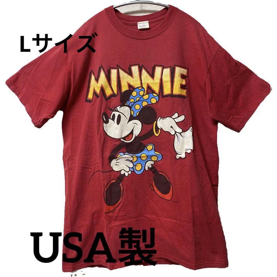 90s　USA製　Velva Sheen　ミニーマウス　ビンテージスウェット　L レディース 古着 90s USA製 Disney FASHIONS ミニーちゃん