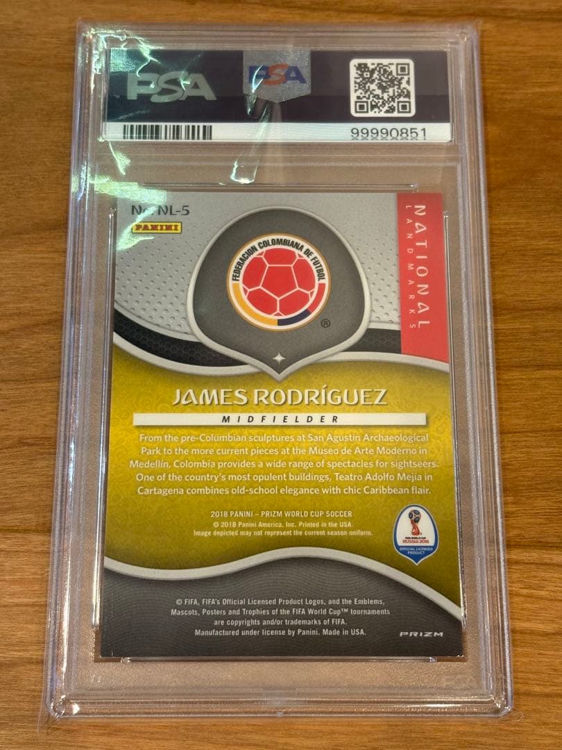 2018 PANINI JAMES RODRIGUEZ ハメス ランドマーク目立った傷や汚れなし YUZUMIYA_COM