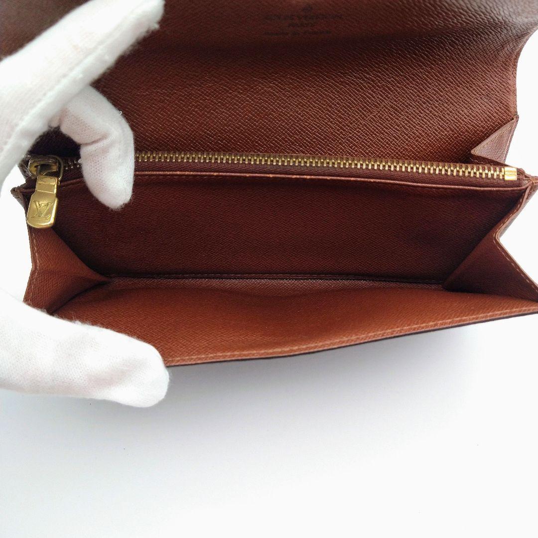 ルイヴィトン モノグラム ポシェット ポルトモネクレディ 財布 長財布 札入れ
