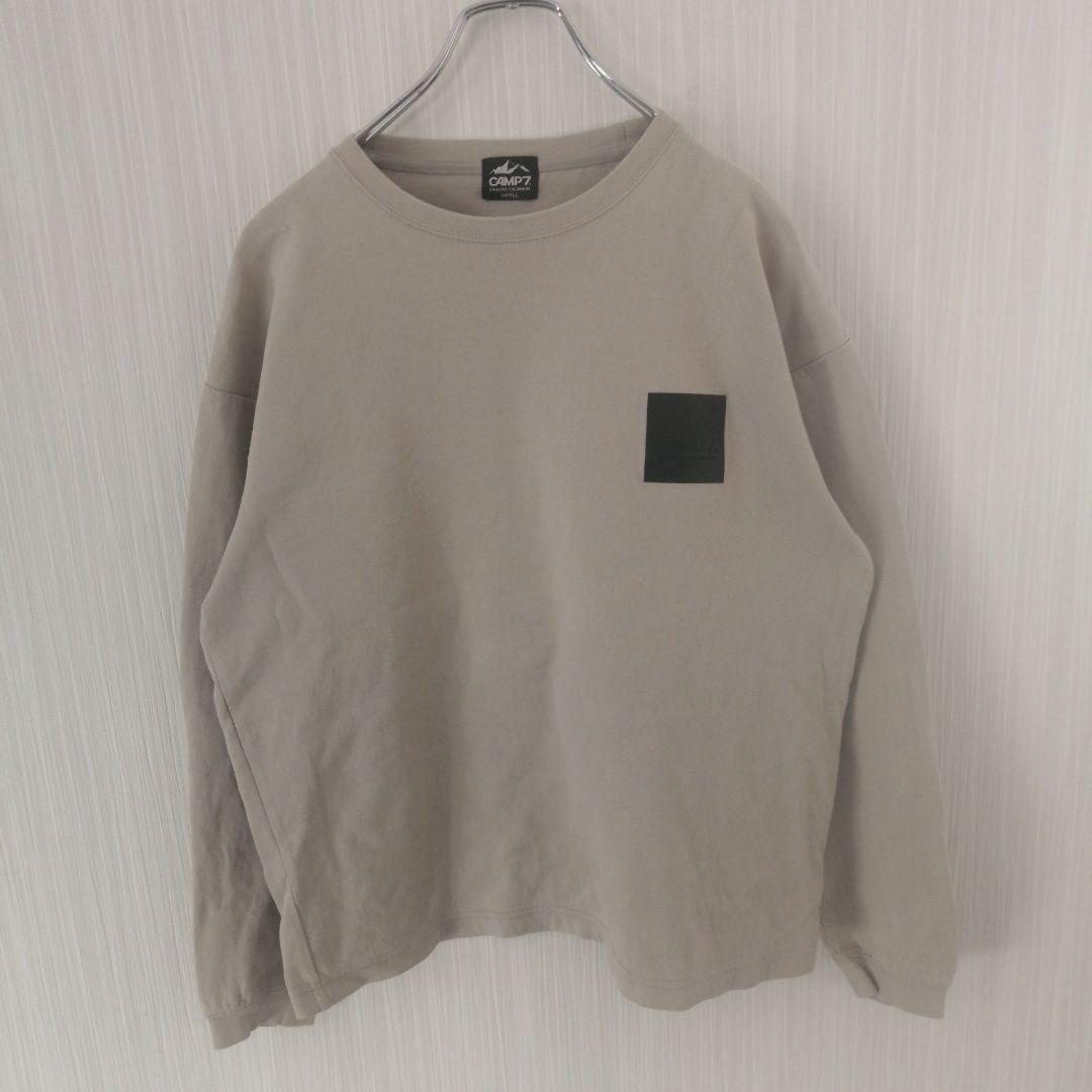 CAMP7　ロンＴ　長袖　カットソー　ロゴ