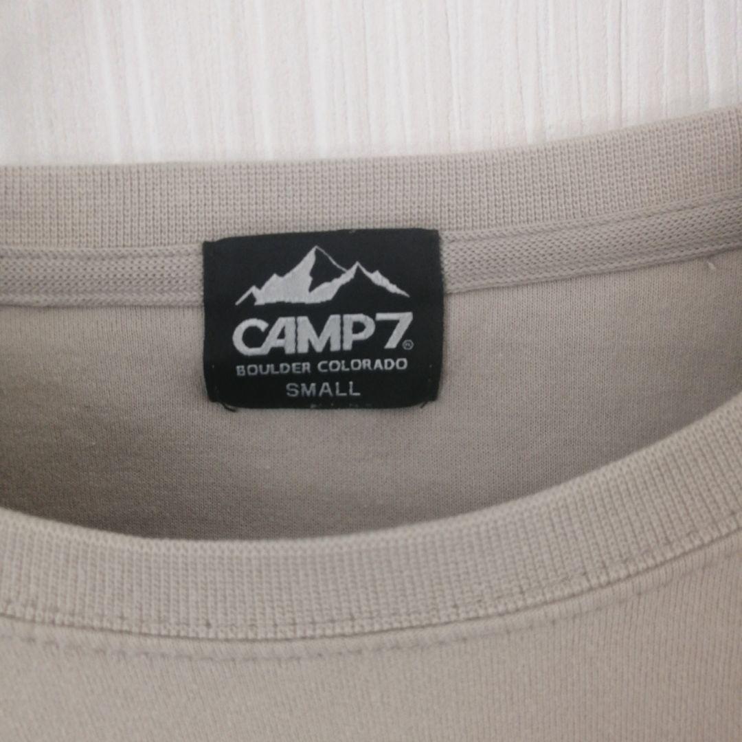 CAMP7　ロンＴ　長袖　カットソー　ロゴ