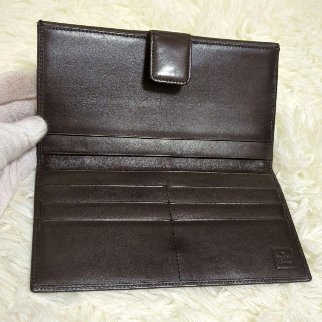 フェンディ ズッカ ロングウォレット FENDI ズッカ柄 ロングウォレット 長財布