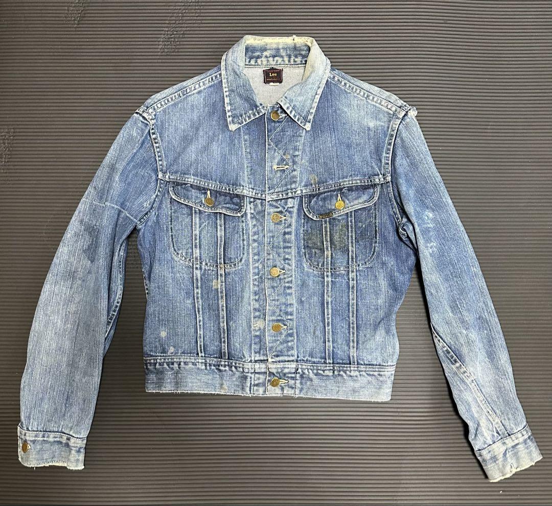Lee 101-J 40's 50's ヴィンテージ デニムジャケット 36 Lee 101-J DENIM JACKET（40'S-50'S/DARK COLOR/SZ 36） - 古着