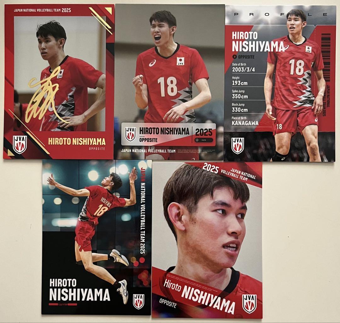 西山大翔 バレーボール男子日本代表 2025 直筆サイン&生写真カード 生写真カードA 143/290]西山 大翔 (レアカード) 】 バレーボール
