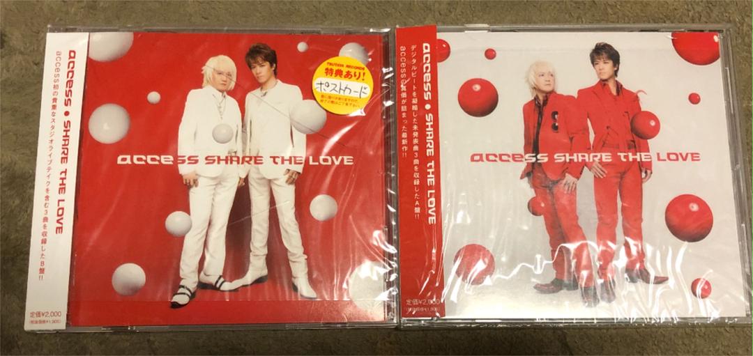 SHARE THE LOVE 【A盤】【B盤】/access - メルカリ SHARE THE LOVE 【A盤】【B盤】/access - メルカリ