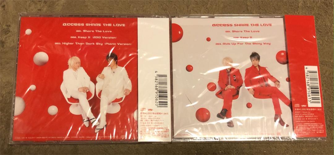 SHARE THE LOVE 【A盤】【B盤】/access - メルカリ SHARE THE LOVE 【A盤】【B盤】/access - メルカリ