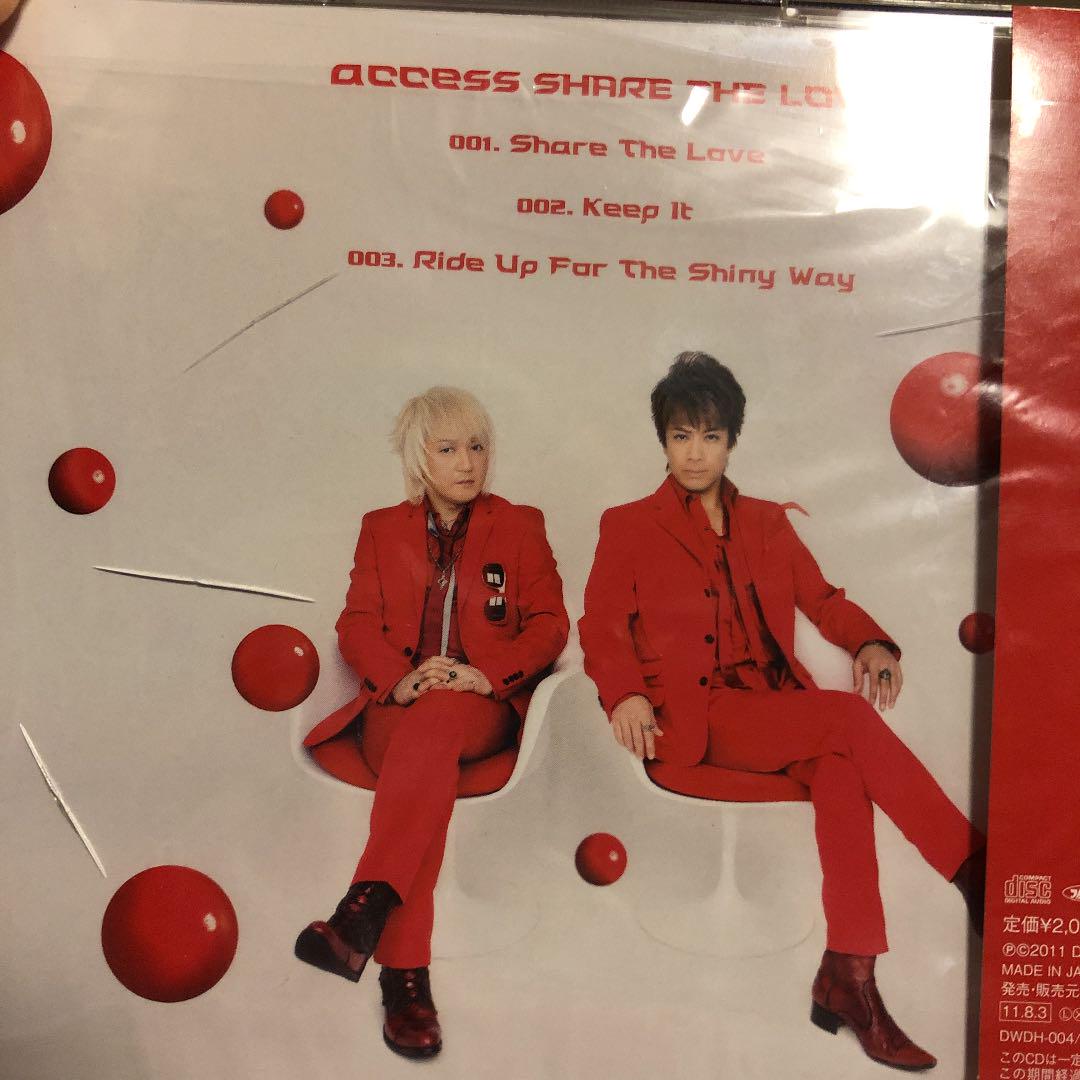 SHARE THE LOVE 【A盤】【B盤】/access - メルカリ SHARE THE LOVE 【A盤】【B盤】/access - メルカリ