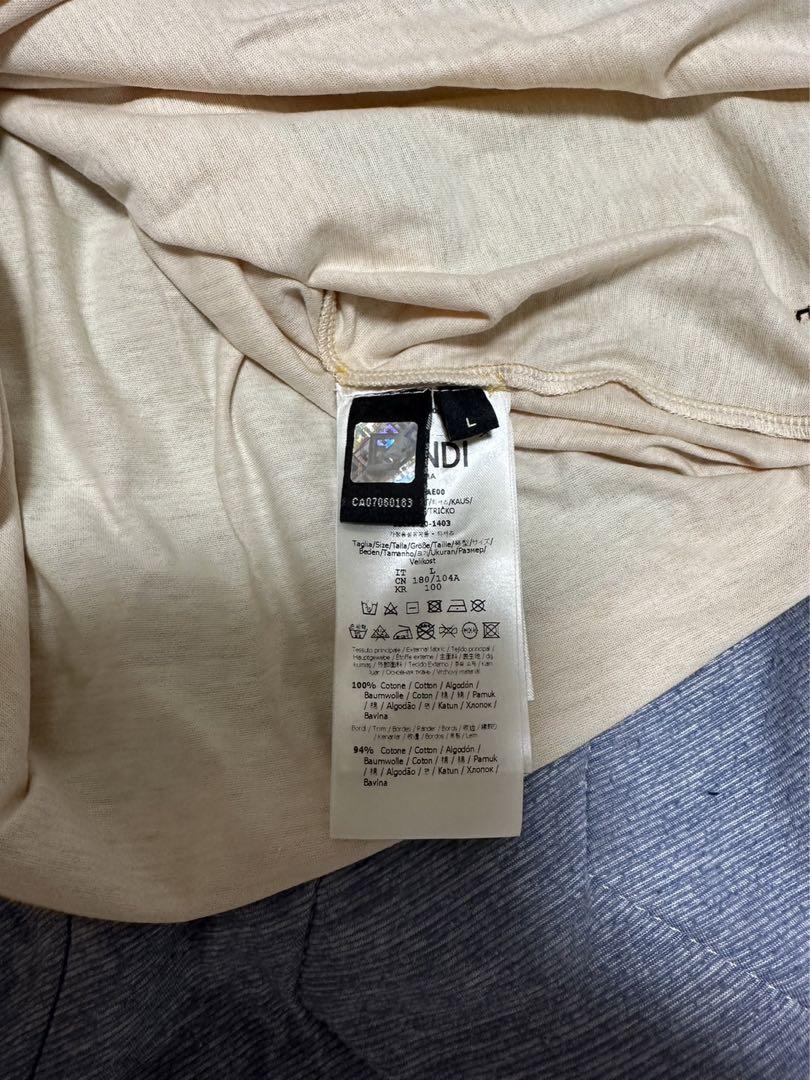 あき坊(プロフ必読) 様専用⭐︎FENDI フェンディ ロゴTシャツ 画像3
