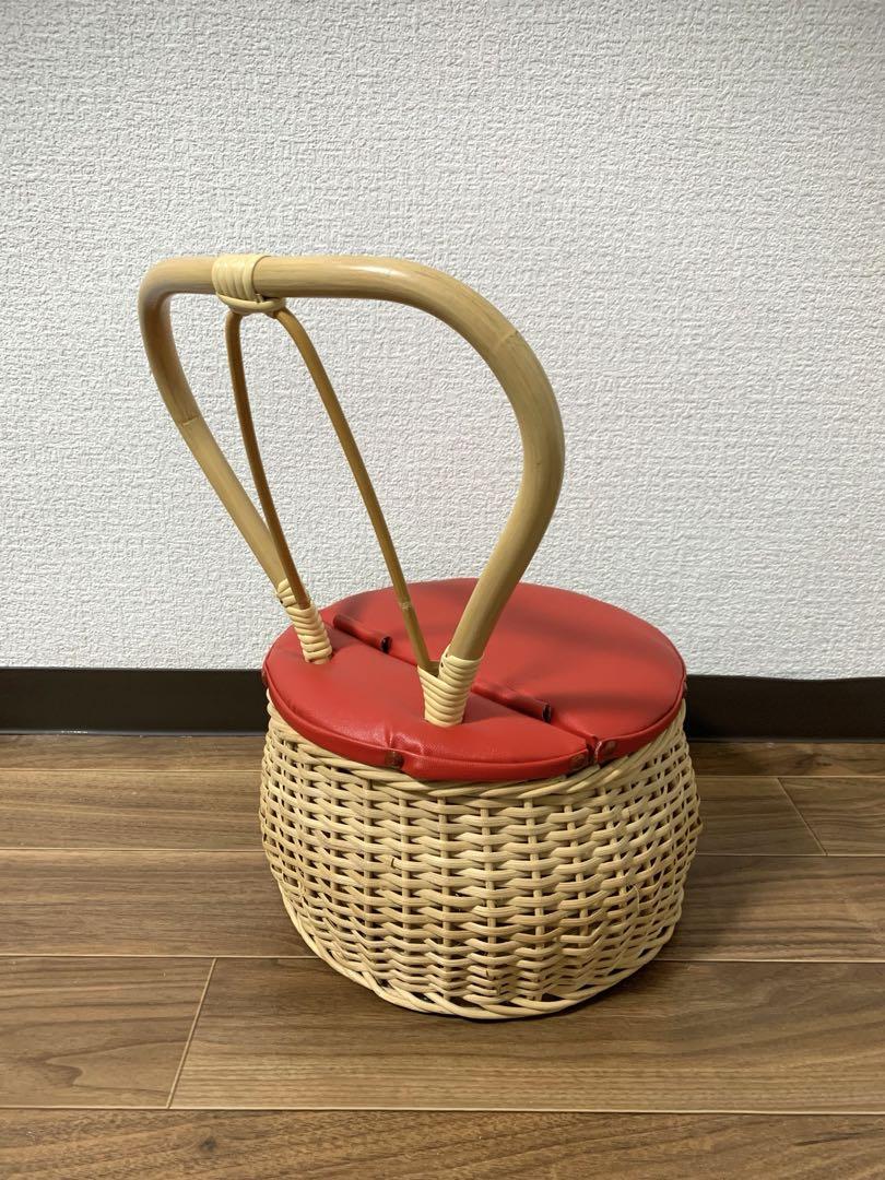 ひまわり椅子　日本製　ラタン　籐