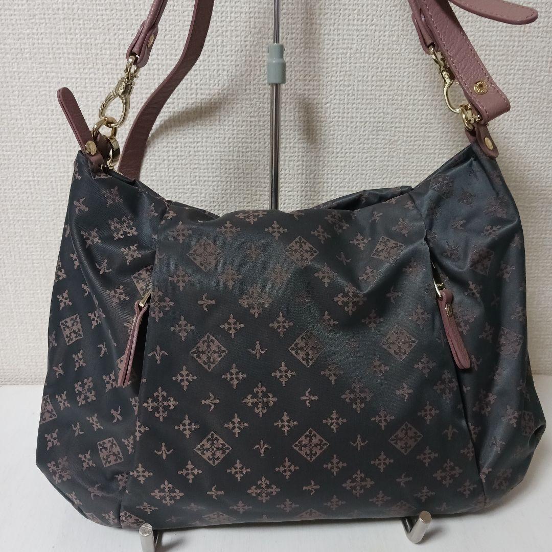 1492　ラシット　ショルダーバッグ　2way　ピンクグレー　新品未使用