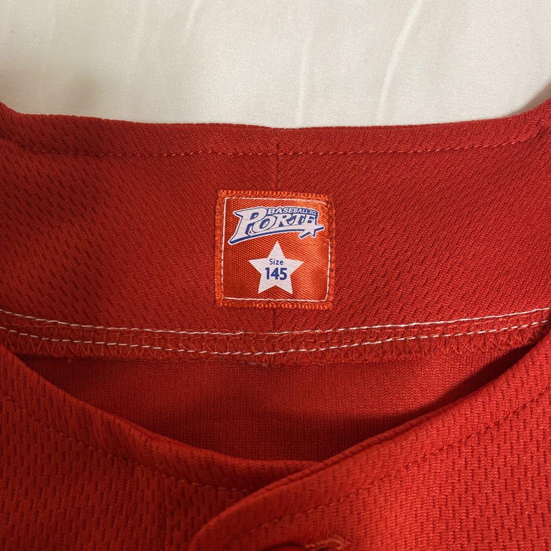美品】BASEBALL SCL PORTE サイズ145ユニフォーム4点セット