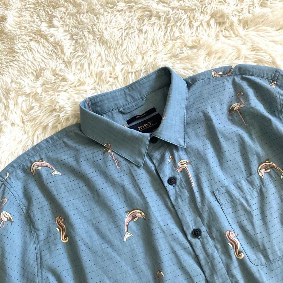 ロアークリバイバル　半袖シャツ BLESS UP COSTA S/S WOVEN