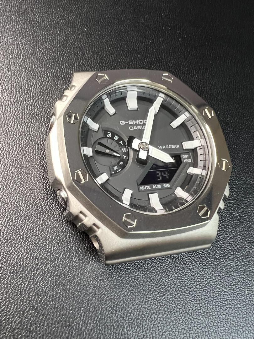 G-SHOCK/GショックGA-2100、GA-2110 用合金チタンベゼル① G-SHOCK/Gショック GA-2100 / GA-2110/ GA-B2100 用合金チタン