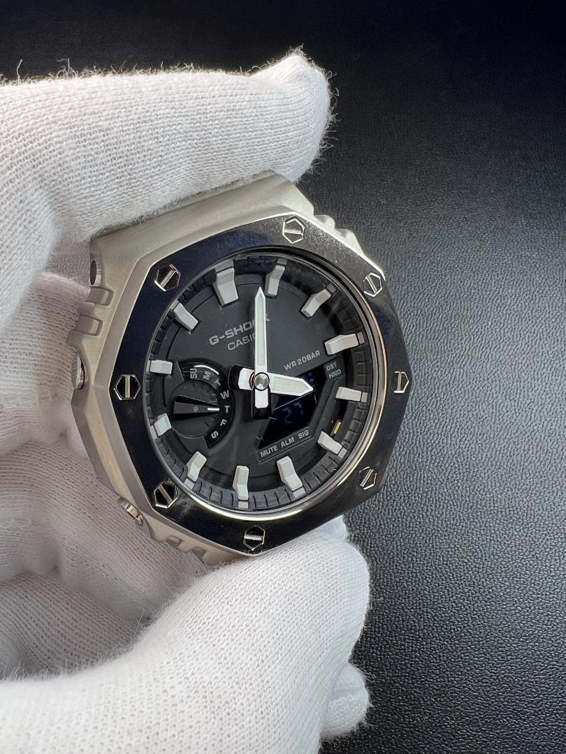G-SHOCK/GショックGA-2100、GA-2110 用合金チタンベゼル