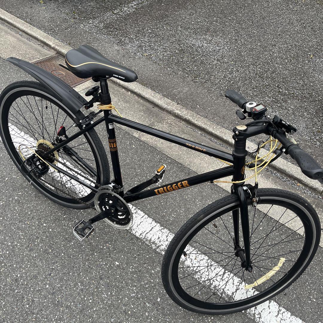 TRIGGER クロスバイク ブラック　自転車