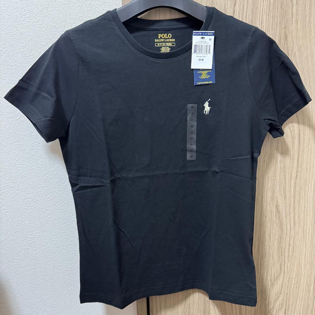 新品】ポロラルフローレン Tシャツ M 黒 定番 RalphLauren