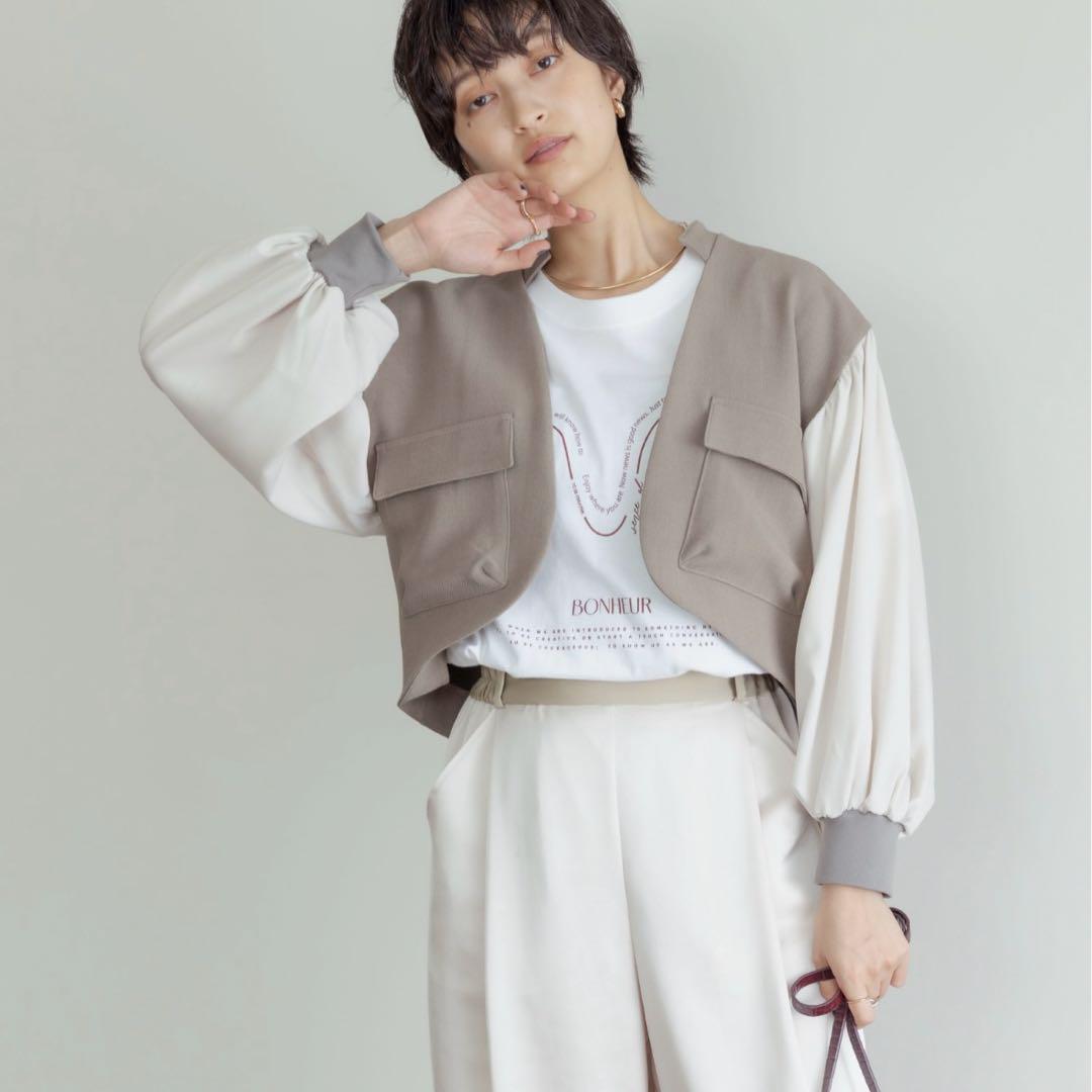 2025年新作 新品未使用】Eimee Law ボレロ アウトポケット エイミーロウ ジャケット・アウター