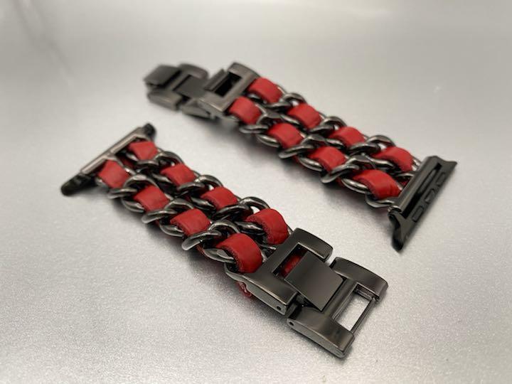 即購入可能44mm用●アップルウォッチ用カスタムカバーベルトセットシリーズ6
