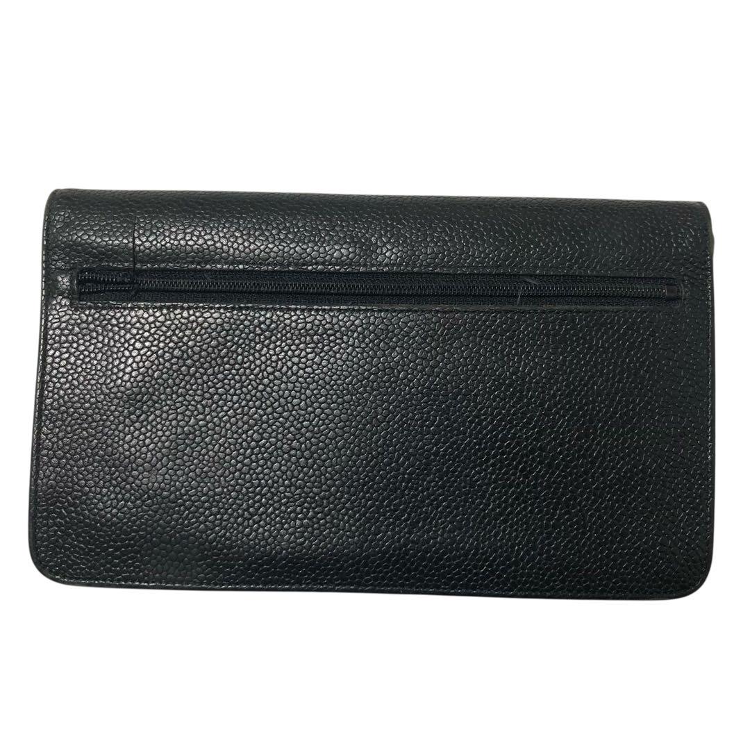 【ジャンク出品】CHANEL シャネル　財布　キャビアスキン