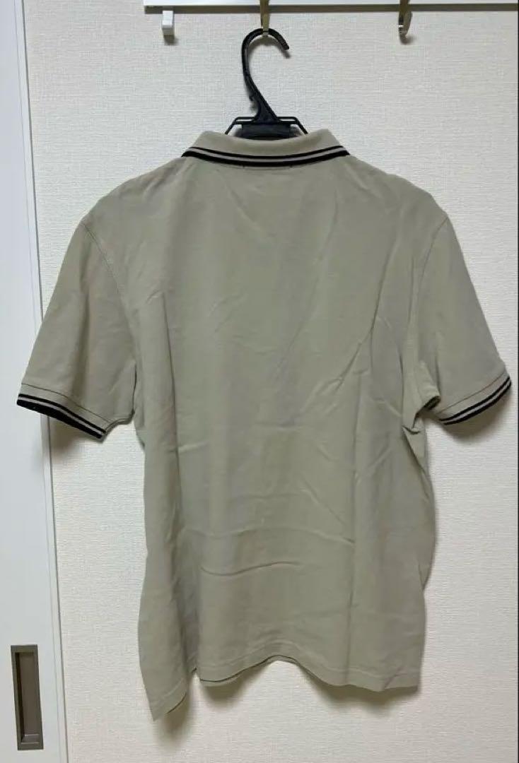 FRED PERRY ベージュ ポロシャツ L フレッドペリー