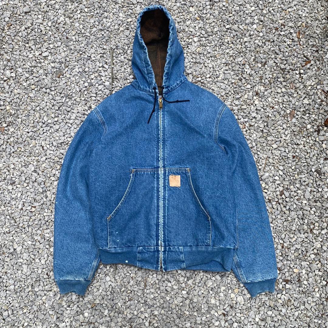 90s Carhartt カーハートデニムアクティブジャケットUSA製M