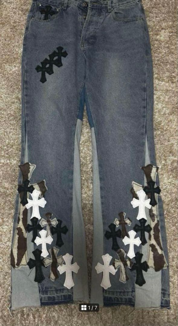 (希少)CHROME HEARTSデニムパンツ