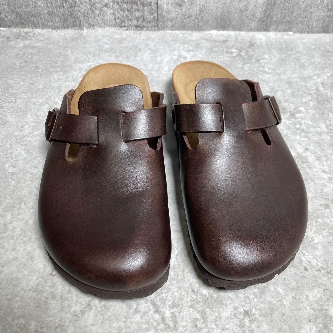 美品　ビルケンシュトック　ボストン　BOSTON スムースレザー　38 24.5