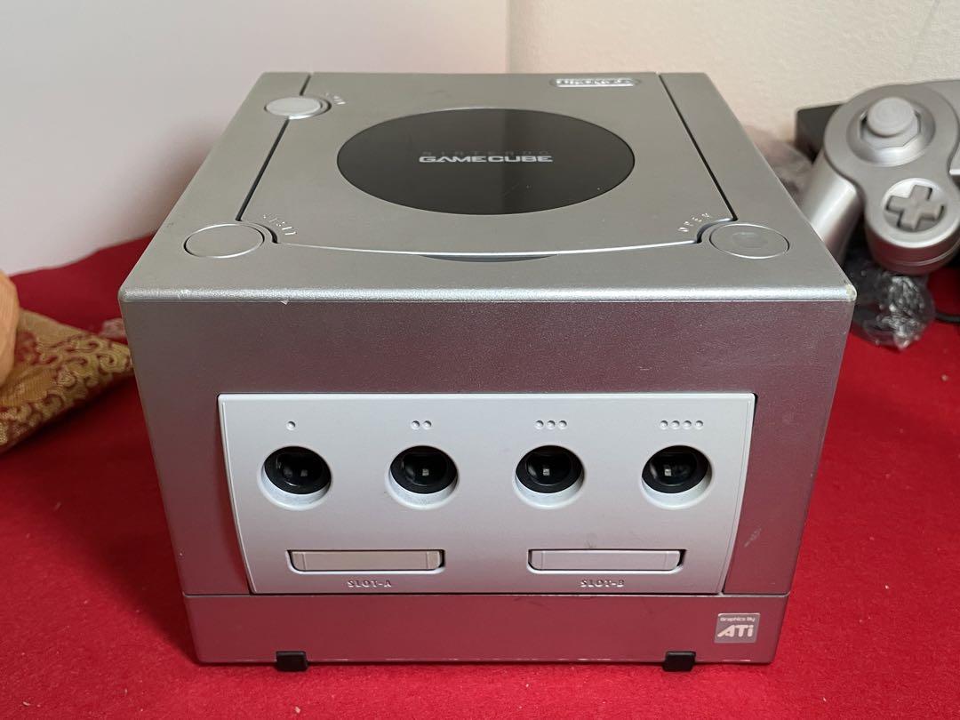 すぐ遊べます！人気色★ゲームキューブ一式　シルバー