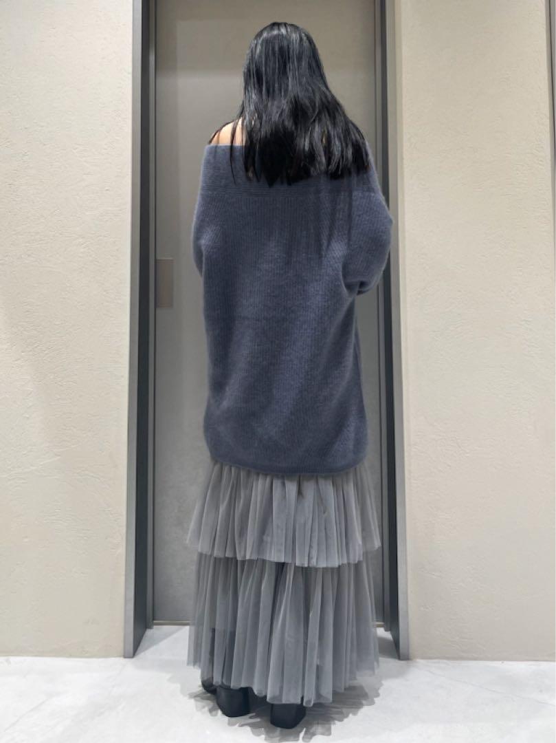 24AW 新品 FRAY I.D オフショルニットミニワンピース フレイ